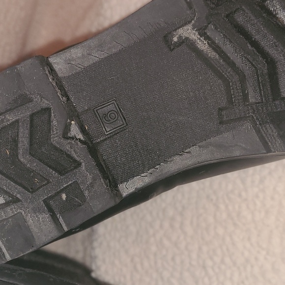 Chooka women's rain boots black and gray tweed 2 buckles size 9 - Picture 6 of 7